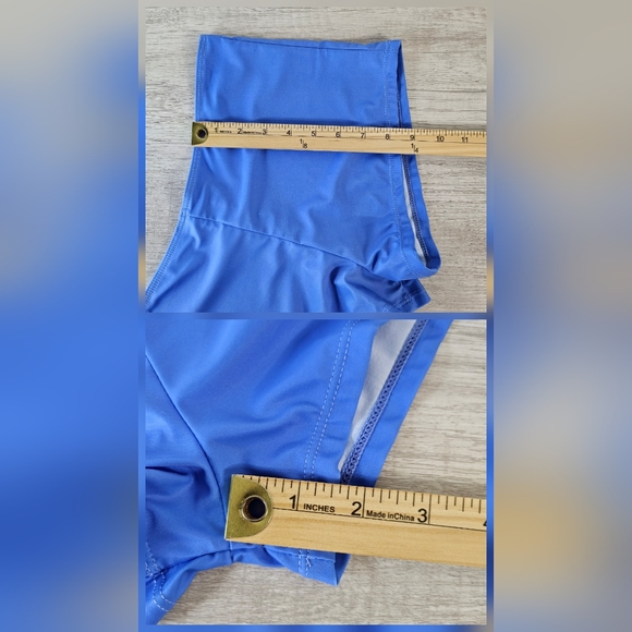 Colorful Tankini Swimdress Set Criss Cross Back Boyshorts Tropical Women's Large - Picture 15 of 16